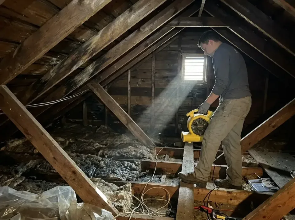 attic-water-damage-drying-proc-007 — frequently asked questions, Emergency Water Extraction & 24/7 Flood Response in Holly R…
